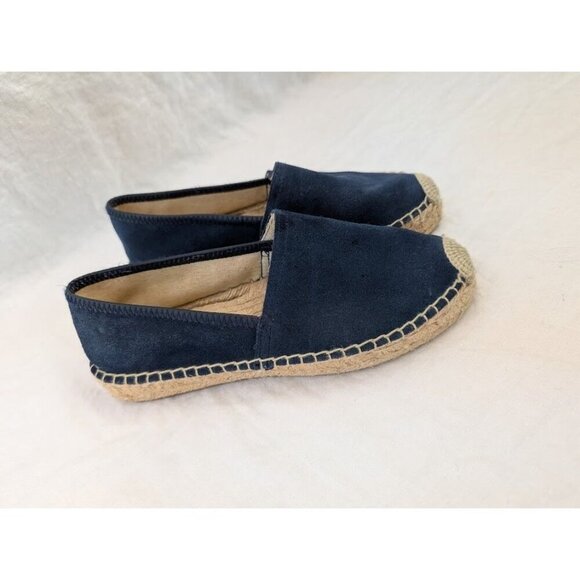 Josh Rogers blue suede shoes slip on women's size 7.5 summer travel SH2 - Picture 2 of 8